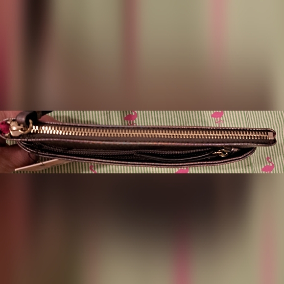 NWT Y2K Juicy Couture Rainbow Metallic Large 2 Pocket Wristlet Clutch Purse Bag - Picture 8 of 10